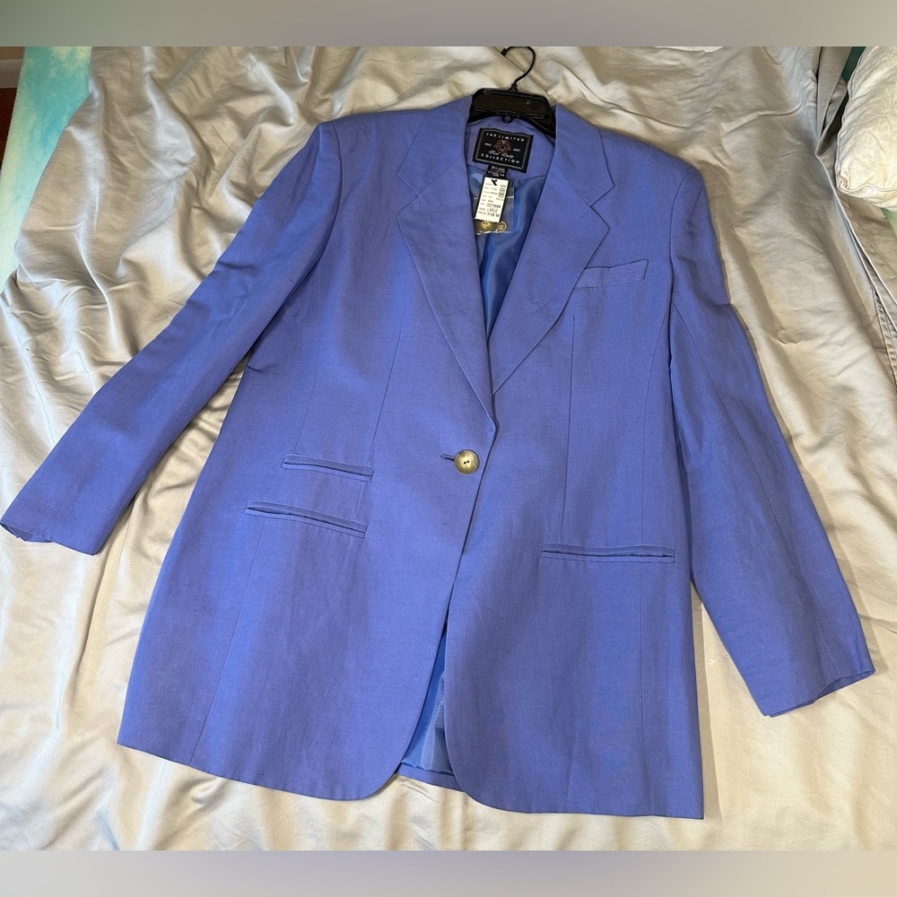 VINTAGE 90’s periwinkle The Limited blazer
